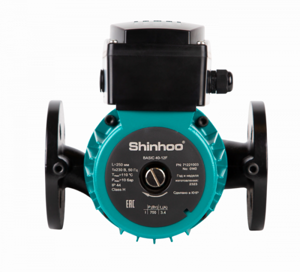 Циркуляционный насос, фланцевый, Shinhoo BASIC PRO 40-14SF-71241012 Циркуляционный насос, фланцевый, Shinhoo BASIC PRO 40-14SF-71241012