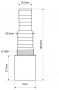 Адаптер для подключения слива бытовой техники 32мм Mcalpine MRWMF32
