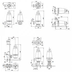 Канализационный насос Grundfos SEV.80.80.110.2.51D 96047877