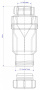 Сифон с сухим гидрозатвором 11/4-32 McAlpine MRNRV32-PB Сифон с сухим гидрозатвором 11/4-32 McAlpine MRNRV32-PB