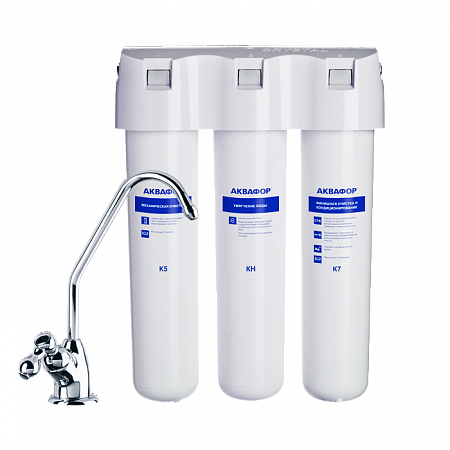 Фильтр для очистки питьевой воды Аквафор Кристалл А для жесткой воды