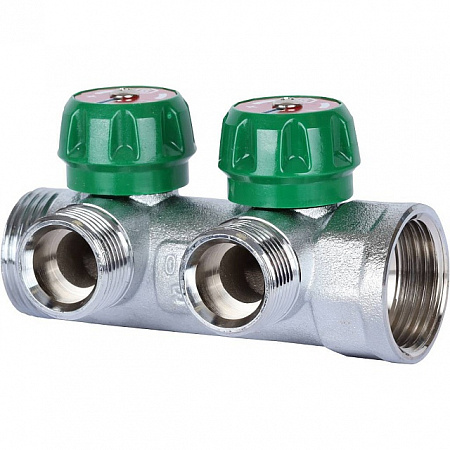 Коллектор регулирующий STOUT 1, 2 отвода 3/4 ЕК SMB-6850-013402