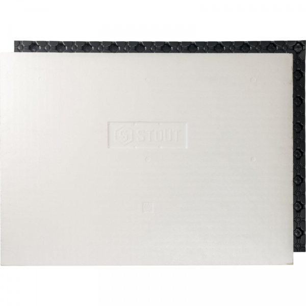 STOUT SMF мат для теплого пола с бобышками черный 1100х800х20 SMF-0001-110802