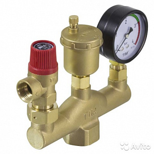 Группа безопасности котла стандарт TIM JH-1025 (Эконом)