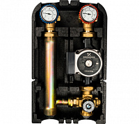 Насосная группа с термостатическим смесительным клапаном 1"с насосом Grundfos UPSO 25-65 STOUT SDG-0002-002502