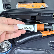 Гидравлический пресс инструмент TIM FT1240B-QC для труб PEX Rehau (Рехау) и аксиальных фитингов