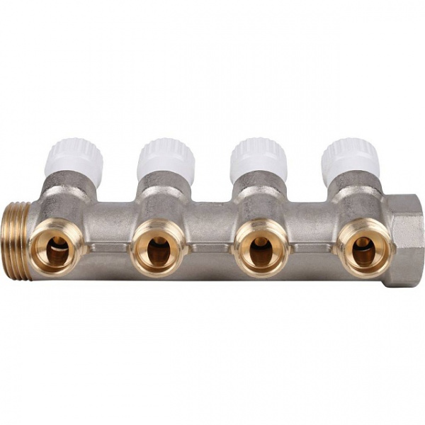 Коллектор распределительный STOUT 1 , 4 отвода 1/2 SMB 6851 011204 Коллектор распределительный STOUT 1 , 4 отвода 1/2 SMB 6851 011204