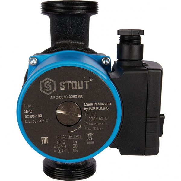 Насос циркуляционный STOUT 32/60-180 SPC-0010-3260180 Насос циркуляционный STOUT 32/60-180 SPC-0010-3260180
