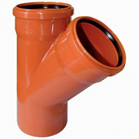 Тройник для наружной канализации