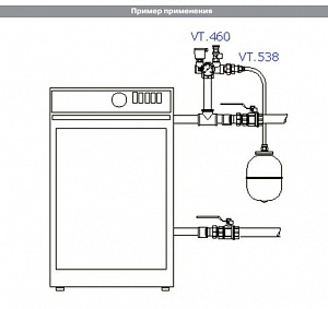 Группа безопасности Valtec 0-4 бар VT.460.0.3