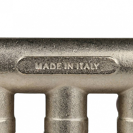 Коллектор с шаровыми кранами STOUT 3/4 , 3 отвода 1/2 (красные ручки) SMB 6200 341203