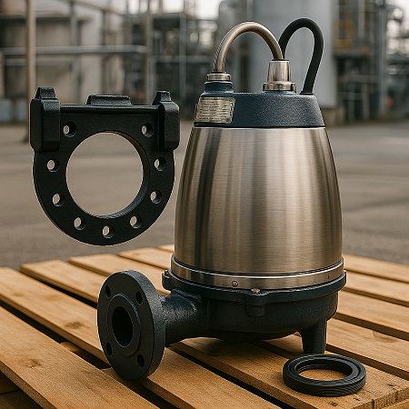 Фланец клык для автоматической муфты Grundfos DN 80 96046829 (96692327)