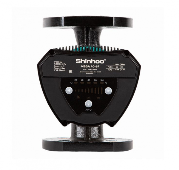 Циркуляционный насос, фланцевый, MEGA, Shinhoo