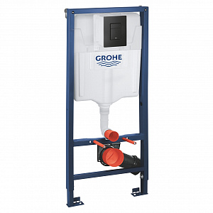 Инсталляция Grohe Rapid SL 38811KF0 клавиша черная