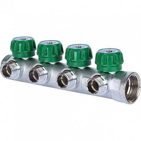 Коллектор регулирующий STOUT 1, 4 отвода 1/2 SMB-6850-011204
