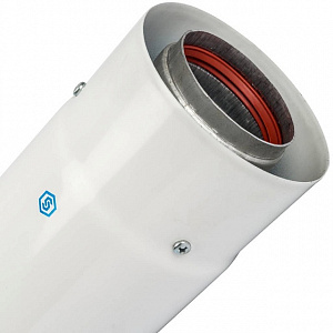 Труба коаксиальная телескопическая STOUT DN60/100 470-750 мм п/м, уплотнения и хомут в комплекте SCA-6010-004775