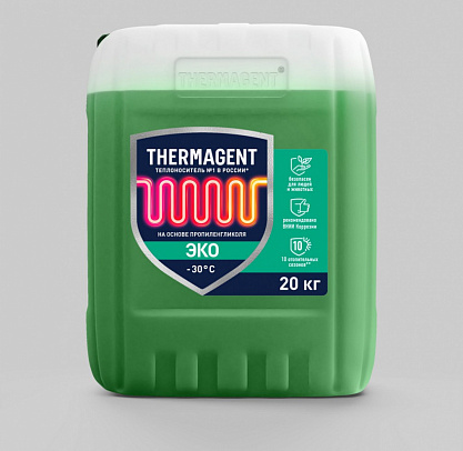 Теплоноситель для электрокотлов THERMAGENT ЭKO -30°С 20 кг
