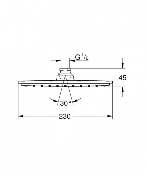 Верхний душ Grohe Allure 27480000