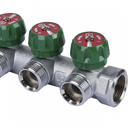 Коллектор регулирующий STOUT 3/4, 4 отвода 3/4 ЕК SMB-6850-343404
