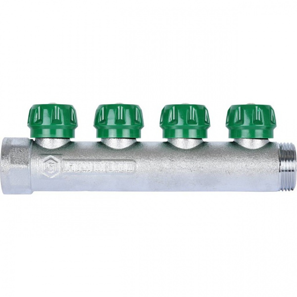 Коллектор регулирующий STOUT 1, 4 отвода 1/2 SMB-6850-011204 Коллектор регулирующий STOUT 1, 4 отвода 1/2 SMB-6850-011204