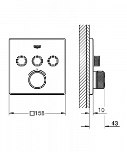 Термостат для ванны Grohe Grohtherm SmartControl 29126000