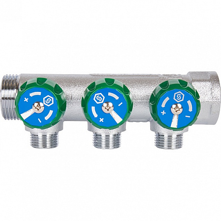 Коллектор регулирующий STOUT 1 , 3 отвода SMB-6850-011203