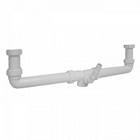 Система отводных труб двой. вход/вых. 11/2 (регул.) с нос. McAlpine CDBAWM