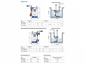 Насос дренажный Pedrollo TOP 2-VORTEX - GM 48TOPV12A1SJR