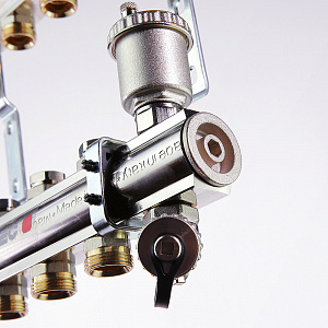 Коллекторная группа латунь в сборе  Valtec, 1" х евроконус 3/4"