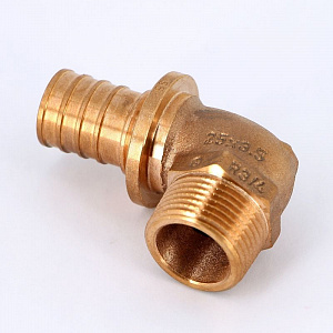 Угольник с наружной резьбой 20x3/4" REHAU RAUTITAN бронза 14563491001