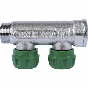 Коллектор регулирующий STOUT 3/4, 2 отвода 3/4 ЕК SMB-6850-343402