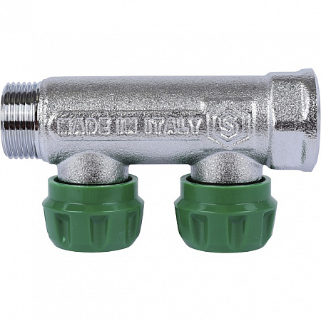 Коллектор регулирующий STOUT 3/4, 2 отвода 3/4 ЕК SMB-6850-343402