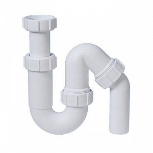 Сифон трубный Р/S-образный (1 1/4"х32мм) без выпуска McAlpine MRW5