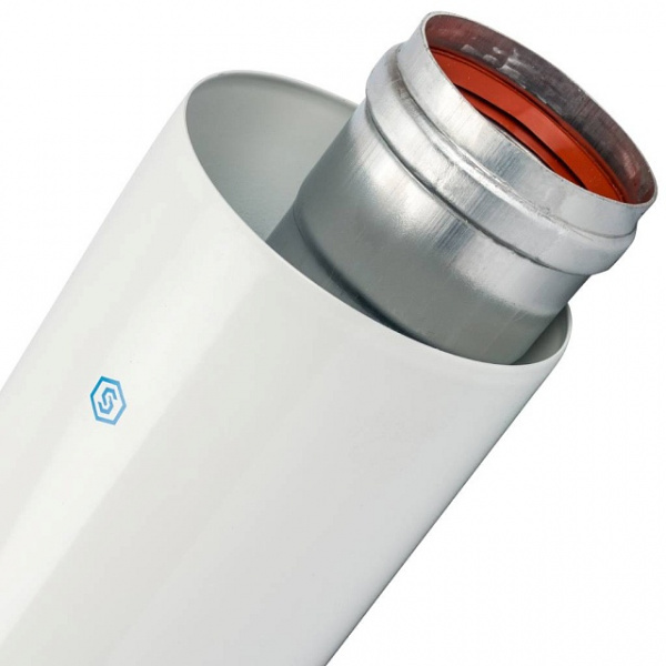 Труба коаксиальная STOUT 500 мм п/м DN60/100 уплотнения и хомут в комплекте SCA-6010-000500 Труба коаксиальная STOUT 500 мм п/м DN60/100 уплотнения и хомут в комплекте SCA-6010-000500