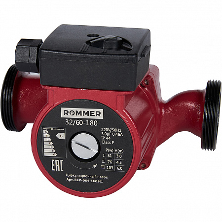 Циркуляционный насос Rommer 32/60-180 RCP-0002-3261801