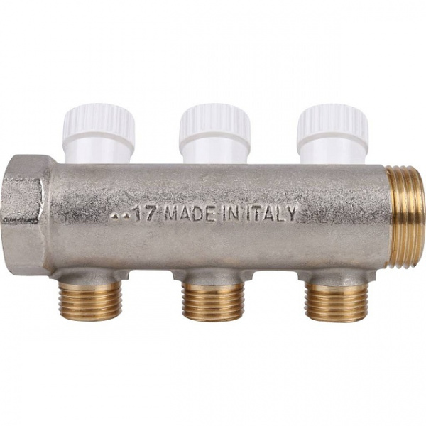 Коллектор распределительный STOUT 1 , 3 отвода 1/2 SMB 6851 011203 Коллектор распределительный STOUT 1 , 3 отвода 1/2 SMB 6851 011203