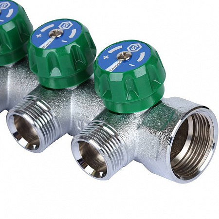 Коллектор регулирующий STOUT 1 , 4 отвода 3/4 ЕК SMB-6850-013404
