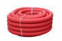 Гофрированная защитная двухслойная труба красная в бухте