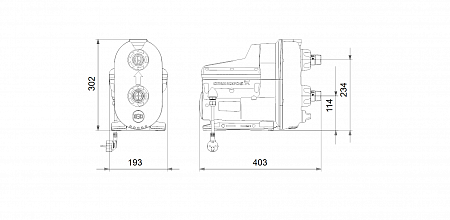 Самовсасывающая и автоматическая станция (насос) Grundfos SCALA2 3-45