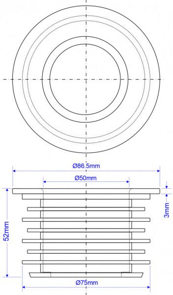 Манжета McAlpine 75/50 FLEXCONN-7550 Манжета McAlpine 75/50 FLEXCONN-7550