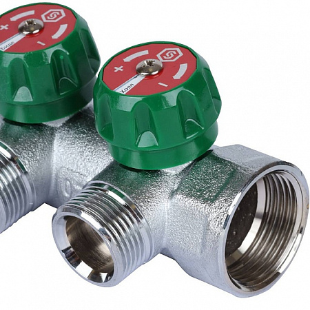 Коллектор регулирующий STOUT 1, 2 отвода 3/4 ЕК SMB-6850-013402