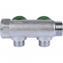 Коллектор регулирующий STOUT 3/4, 2 отвода 1/2 SMB-6850-341202