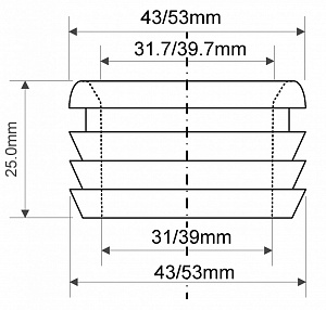 Манжета McAlpine 40/32 FLEXCONN-4032