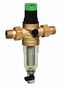 Фильтр со встроенным редуктором  для холодной воды FK06-1"AA  Honeywell