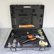 Гидравлический пресс инструмент TIM FT1240B-QC для труб PEX Rehau (Рехау) и аксиальных фитингов