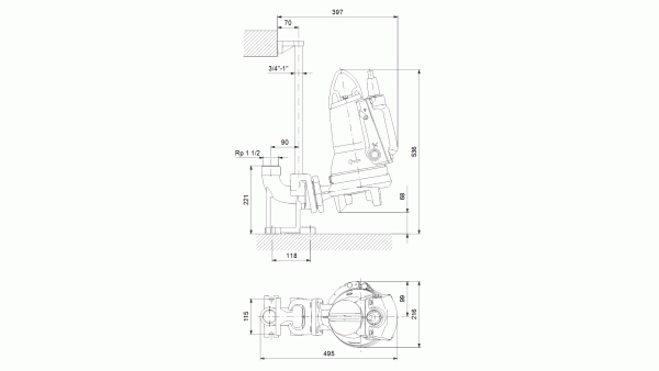 Дренажный насос Grundfos SEG.40.31.E.2.50B AUTOADAPT 96878518 Дренажный насос Grundfos SEG.40.31.E.2.50B AUTOADAPT 96878518