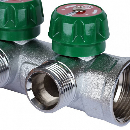 Коллектор регулирующий STOUT 1, 2 отвода 3/4 ЕК SMB-6850-013402