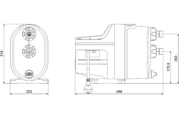 Насос Grundfos SCALA1 3-45 99530405 Насос Grundfos SCALA1 3-45 99530405