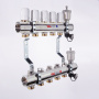 Коллекторная группа латунь в сборе  Valtec, 1" х евроконус 3/4" Коллекторная группа латунь в сборе  Valtec, 1" х евроконус 3/4"