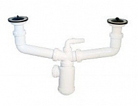 Сифон двойной с отводом McAlpine MRSK5